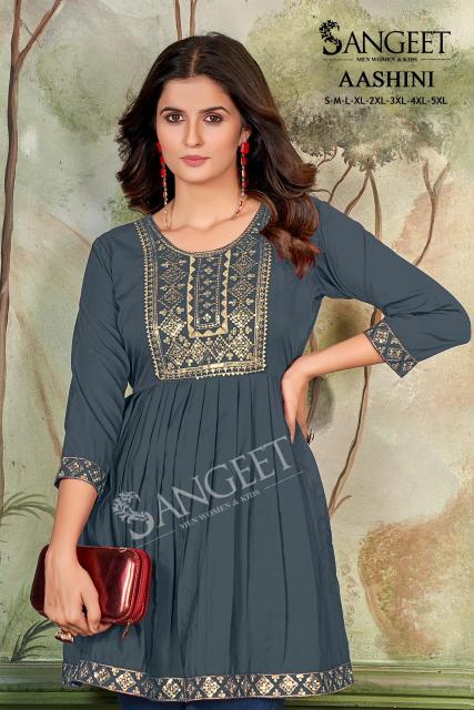 Sangeet Aashini vol 4 catalog tunic kurti wholesale