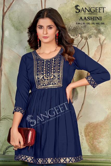 Sangeet Aashini vol 4 catalog tunic kurti wholesale