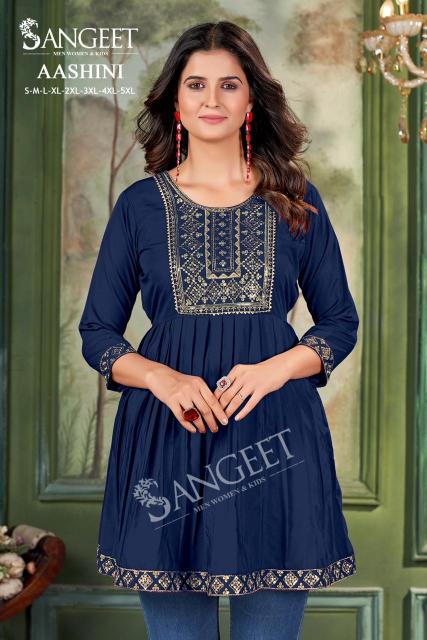 Sangeet Aashini vol 4 catalog tunic kurti wholesale