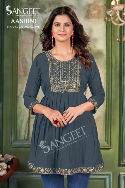Sangeet Aashini vol 4 catalog tunic kurti wholesale
