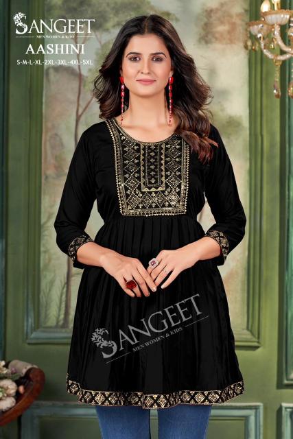 Sangeet Aashini vol 4 catalog tunic kurti wholesale