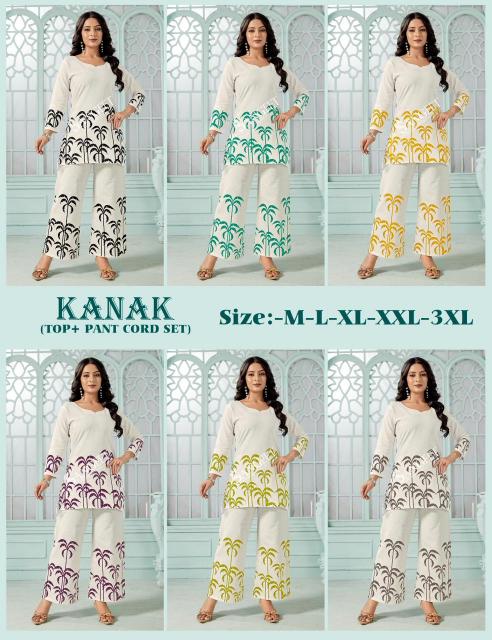 Sangeet Kanak catalog cotton co ord set