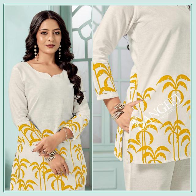 Sangeet Kanak catalog cotton co ord set