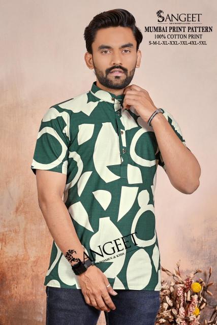 Sangeet Mumbai Print Pattern catalog mens shirt branded