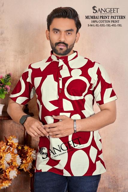 Sangeet Mumbai Print Pattern catalog mens shirt branded