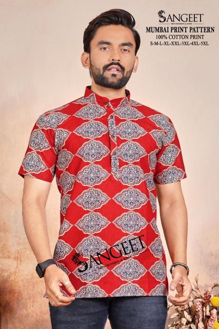 Sangeet Mumbai Print Pattern vol 2 catalog mens shirt online