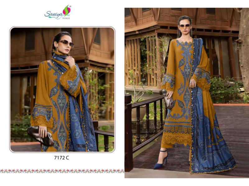 Saniya 7172 catalog pakistani suits wholesalers in chandni chowk