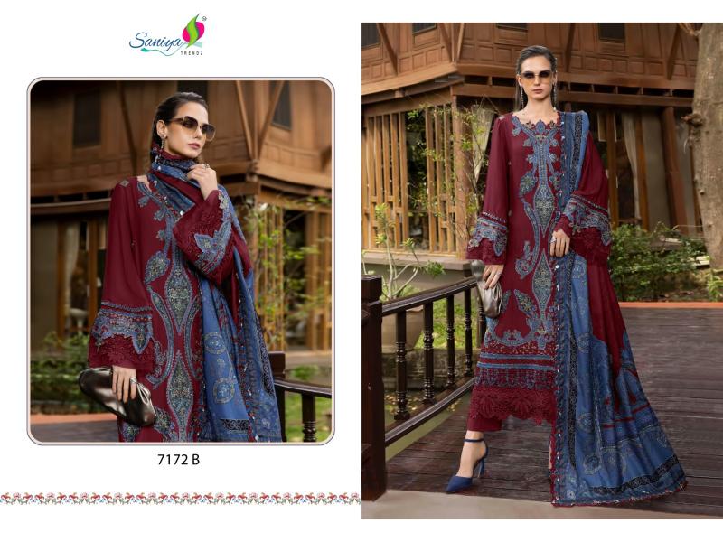 Saniya 7172 catalog pakistani suits wholesalers in chandni chowk