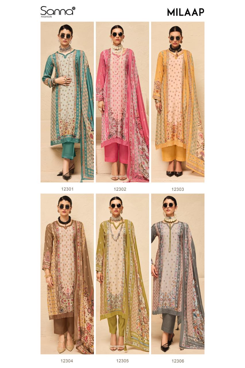 Sanna Milaap catalog cheap salwar kameez wholesale