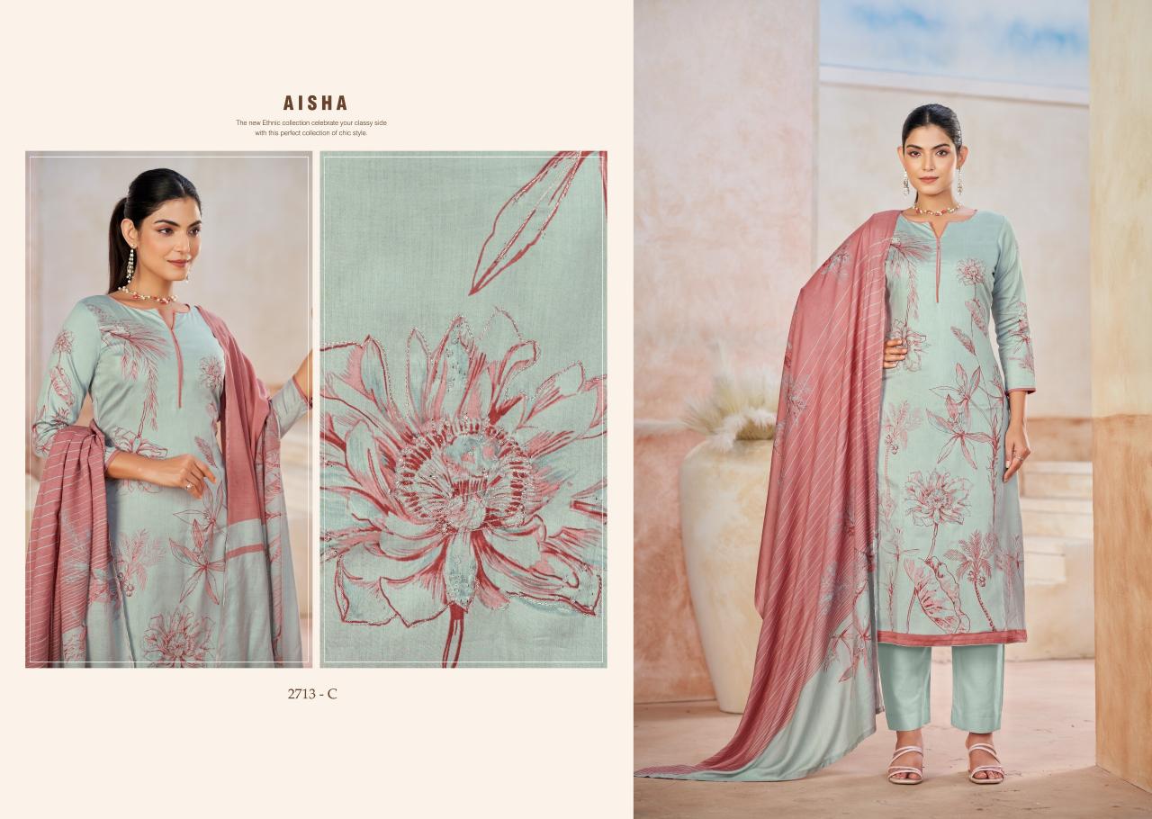 Sargam Aisha catalog wholesale dress material in amritsar