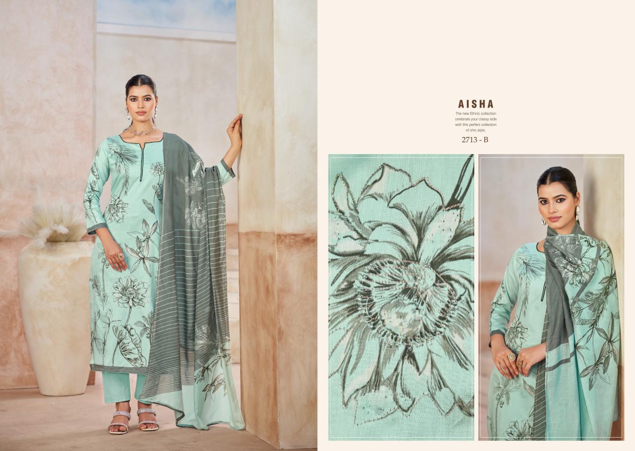 Sargam Aisha catalog wholesale dress material in amritsar