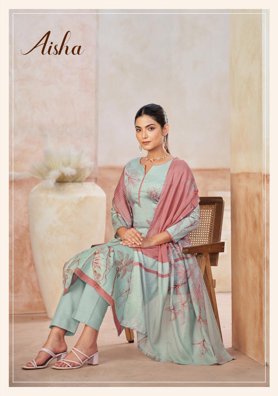 Sargam Aisha catalog wholesale dress material in amritsar
