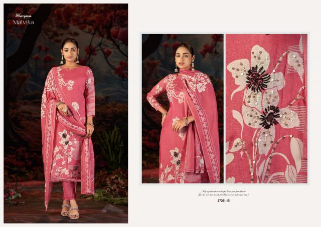 Sargam Malvika catalog wholesale dress material dealer in chennai parrys