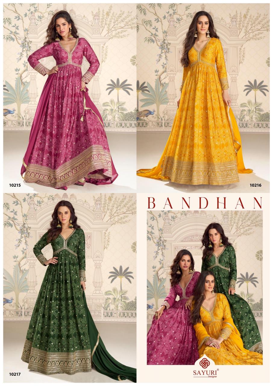 Sayuri Bandhan catalog wholesale designer salwar kameez in surat