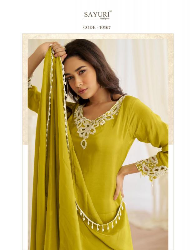 Sayuri Jinayaa catalog Crepe Silk salwar kameez