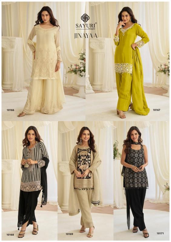 Sayuri Jinayaa catalog Crepe Silk salwar kameez