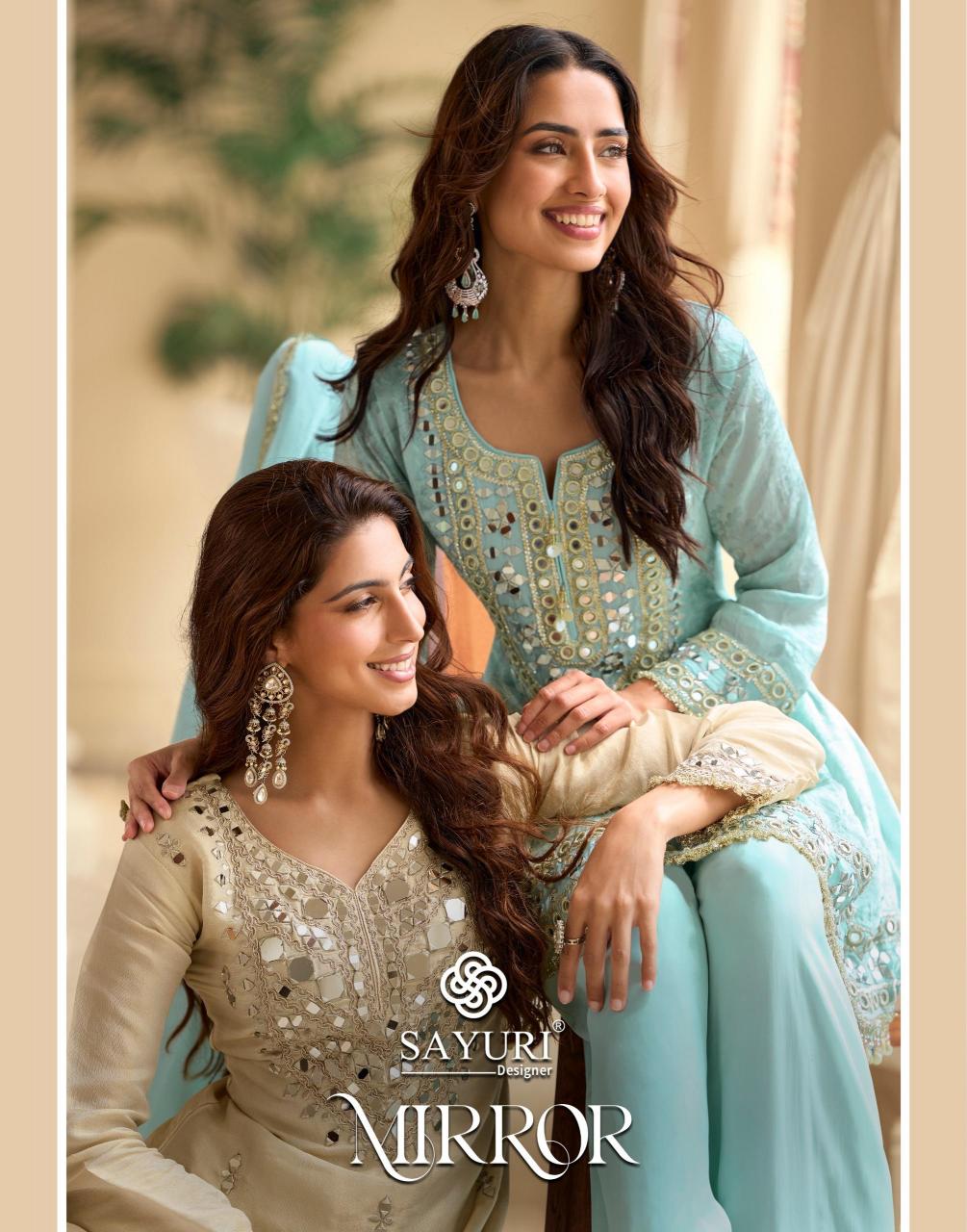 Sayuri Mirror catalog mirror work salwar kameez