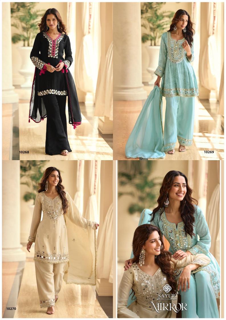 Sayuri Mirror catalog mirror work salwar kameez