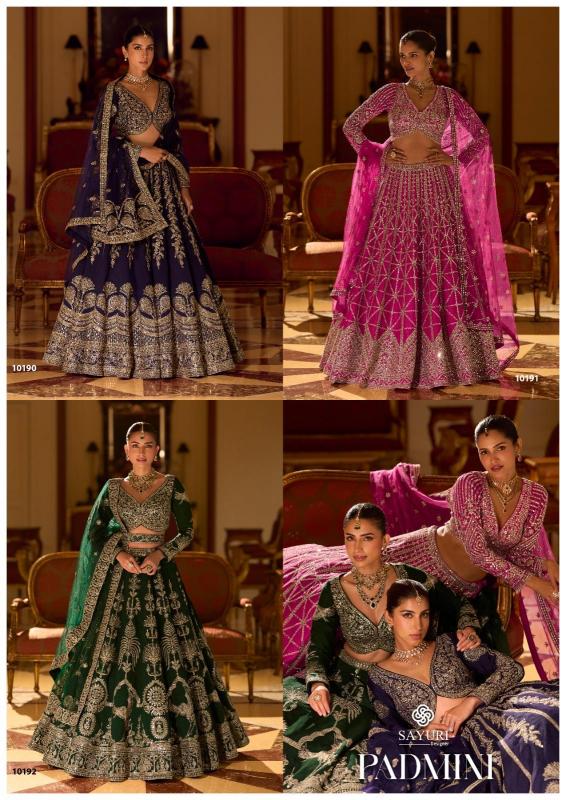Sayuri Padmini catalog most designer lehenga choli in india