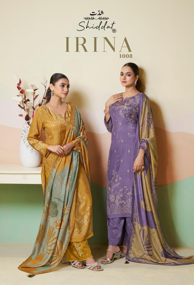 Shiddat Irina 1008 catalog wholesale salwar kameez suits