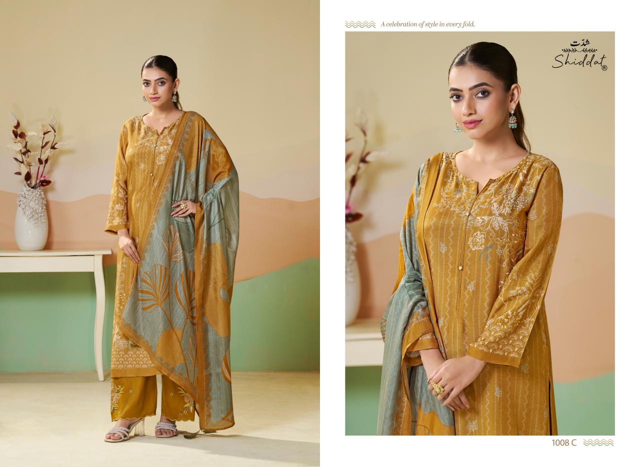 Shiddat Irina 1008 catalog wholesale salwar kameez suits
