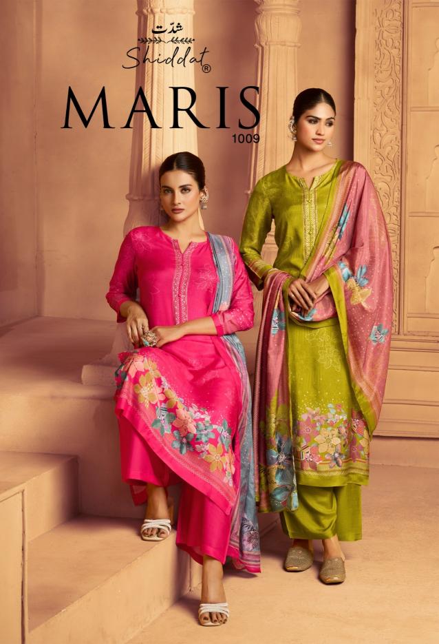 Shiddat Maris 1009 catalog wholesale salwar kameez dealers