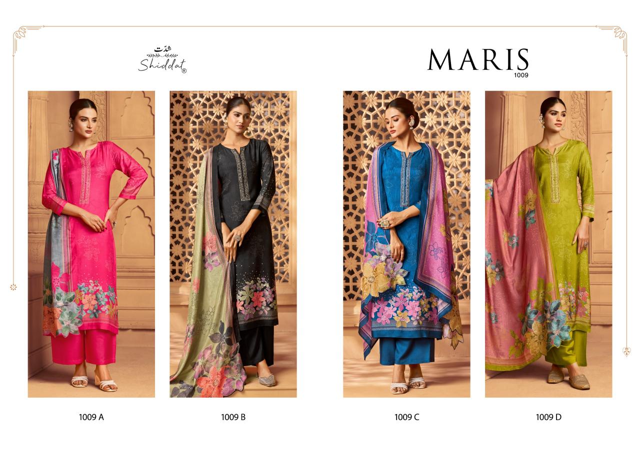 Shiddat Maris 1009 catalog wholesale salwar kameez dealers