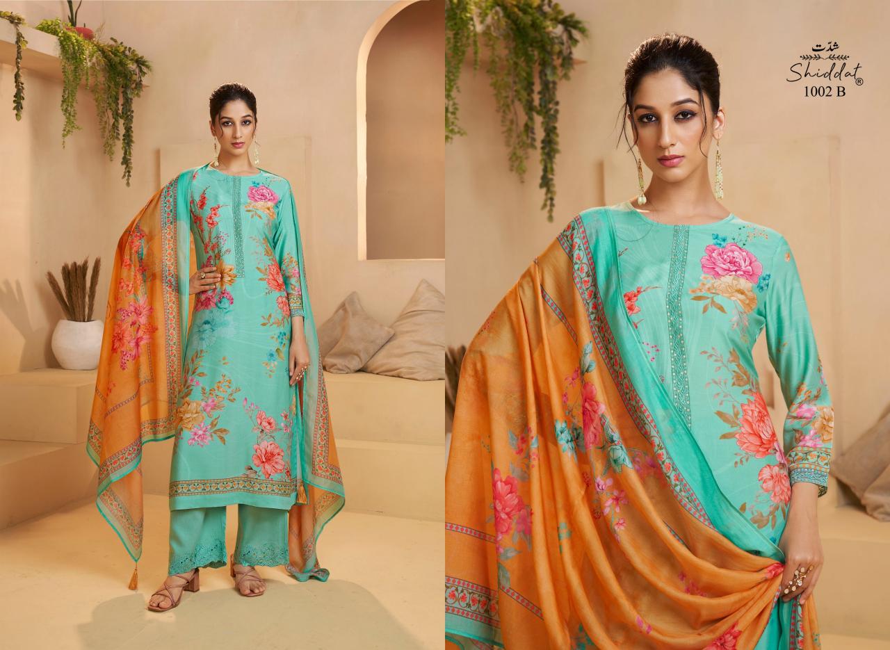 Shiddat Serina 1002 catalog wholesale salwar kameez suits
