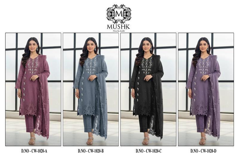 Shrddha Mushk CW 1020 Catalog pakistani ladies suits wholesale
