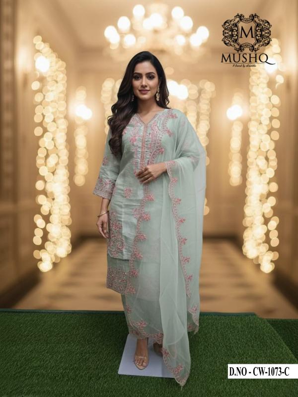 Shrddha Mushk CW 1073 Catalog wholesale salwar kameez pakistani