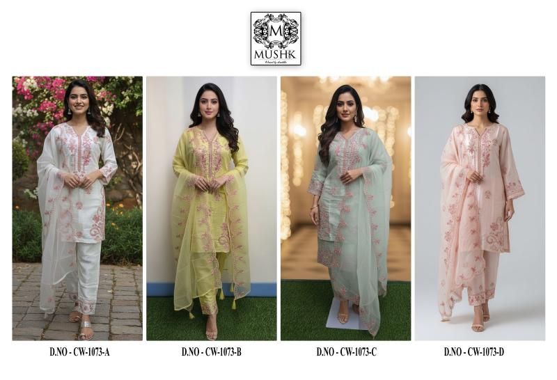 Shrddha Mushk CW 1073 Catalog wholesale salwar kameez pakistani