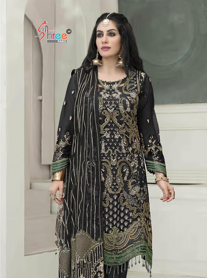 Shree Fabs 5533 catalog pakistani suits wholesale surat