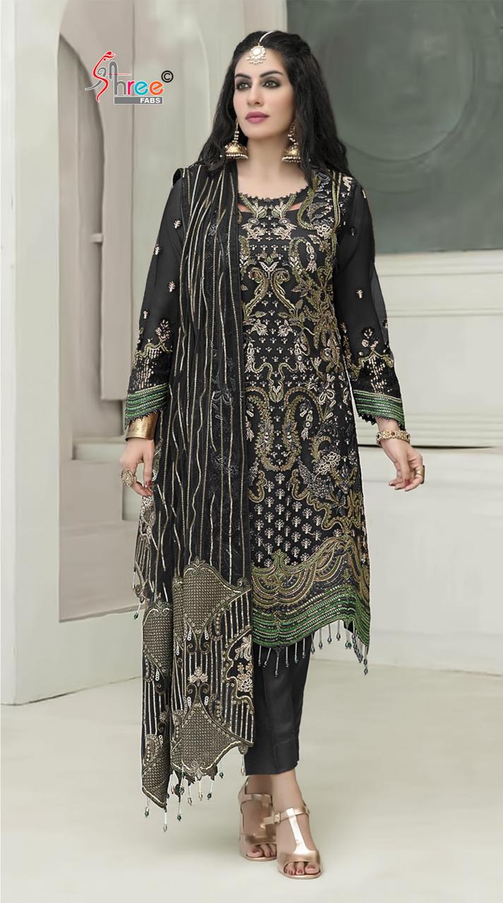 Shree Fabs 5533 catalog pakistani suits wholesale surat