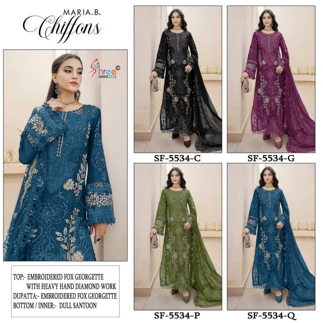 Shree Fabs 5534 Nx 0.2 catalog wholesale pakistani suits in kashmir