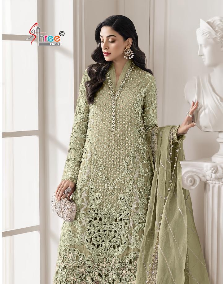 Shree fabs 5575 catalog pakistani copy suits