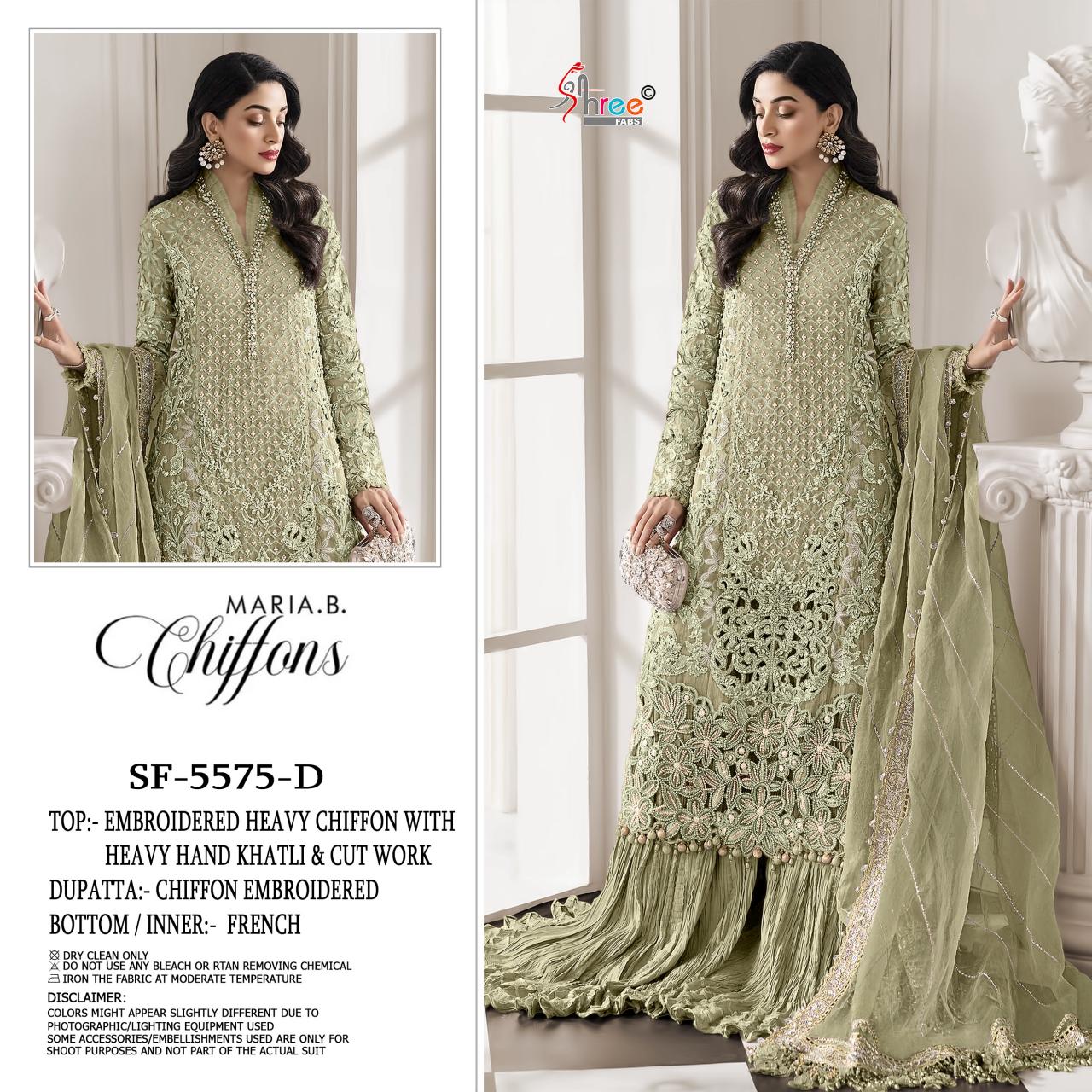 Shree fabs 5575 catalog pakistani copy suits