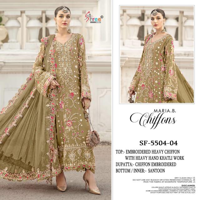 Shree Fabs K 5504 Nx catalog replica pakistani suits