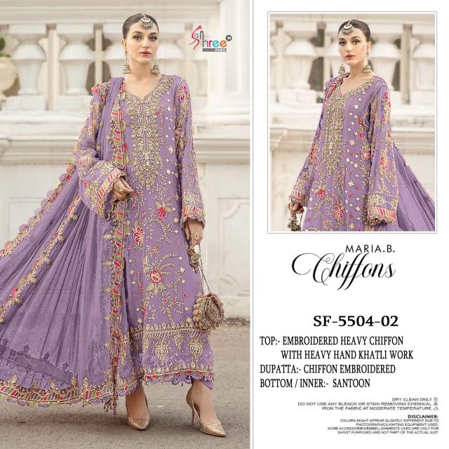 Shree Fabs K 5504 Nx catalog replica pakistani suits