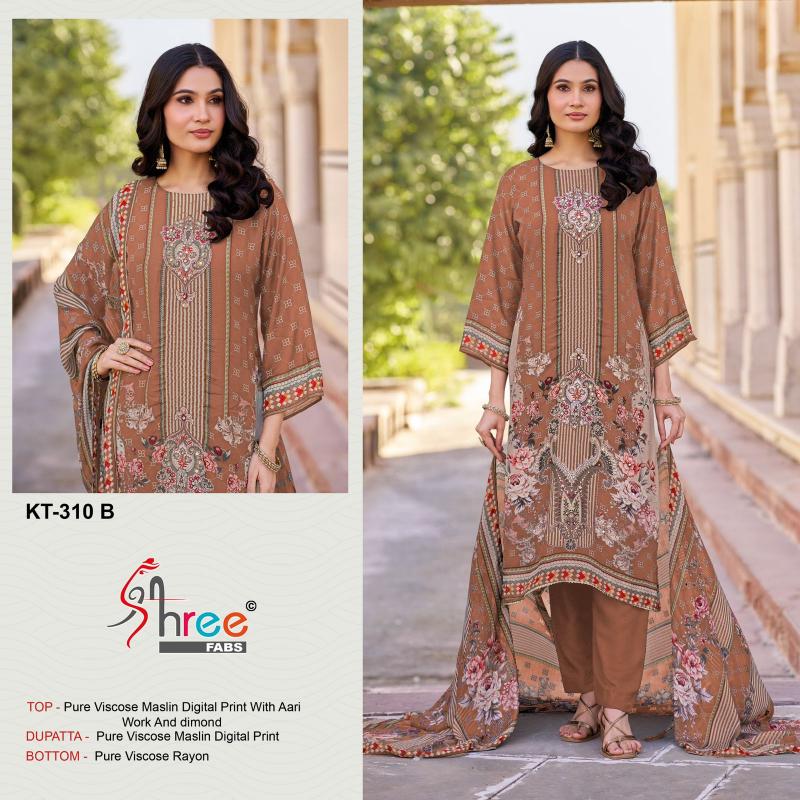Shree Fabs KT 310 catalog pakistani wholesale suits
