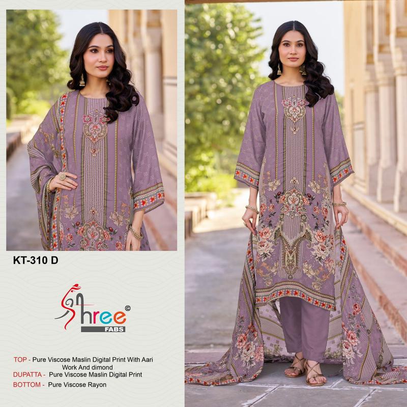 Shree Fabs KT 310 catalog pakistani wholesale suits