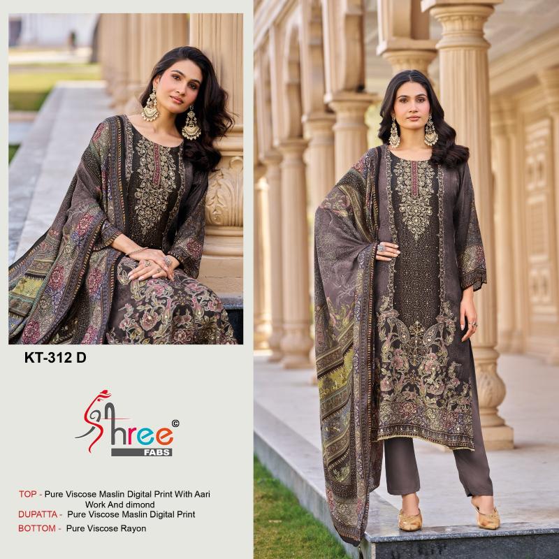 Shree Fabs KT 312 catalog pakistani dress in mumbai