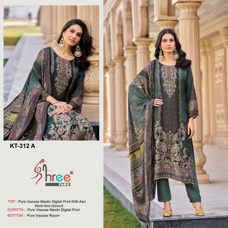 Shree Fabs KT 312 catalog pakistani dress in mumbai