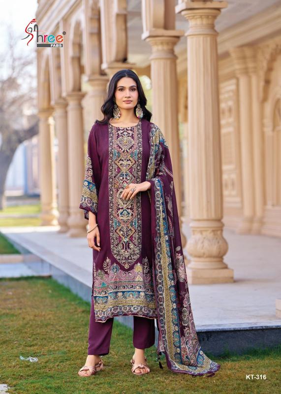 Shree Fabs KT 316 catalog pakistani wholesale suits india