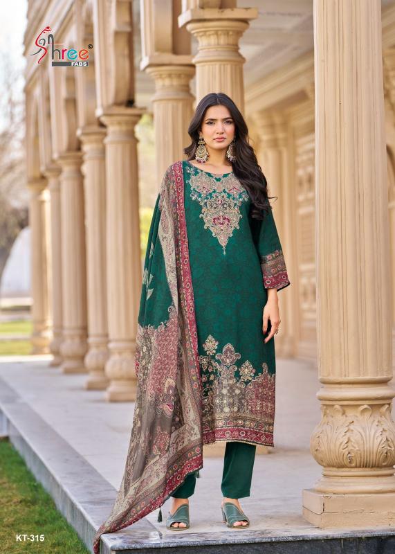 Shree Fabs KT 317 catalog pakistani wholesale suits franchises