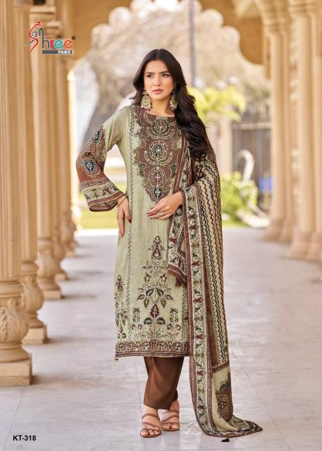 Shree Fabs KT 318 catalog pakistani replica suits wholesale in india