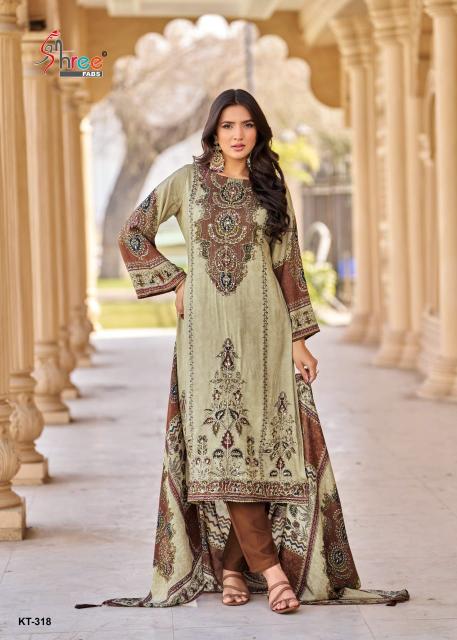 Shree Fabs KT 318 catalog pakistani replica suits wholesale in india