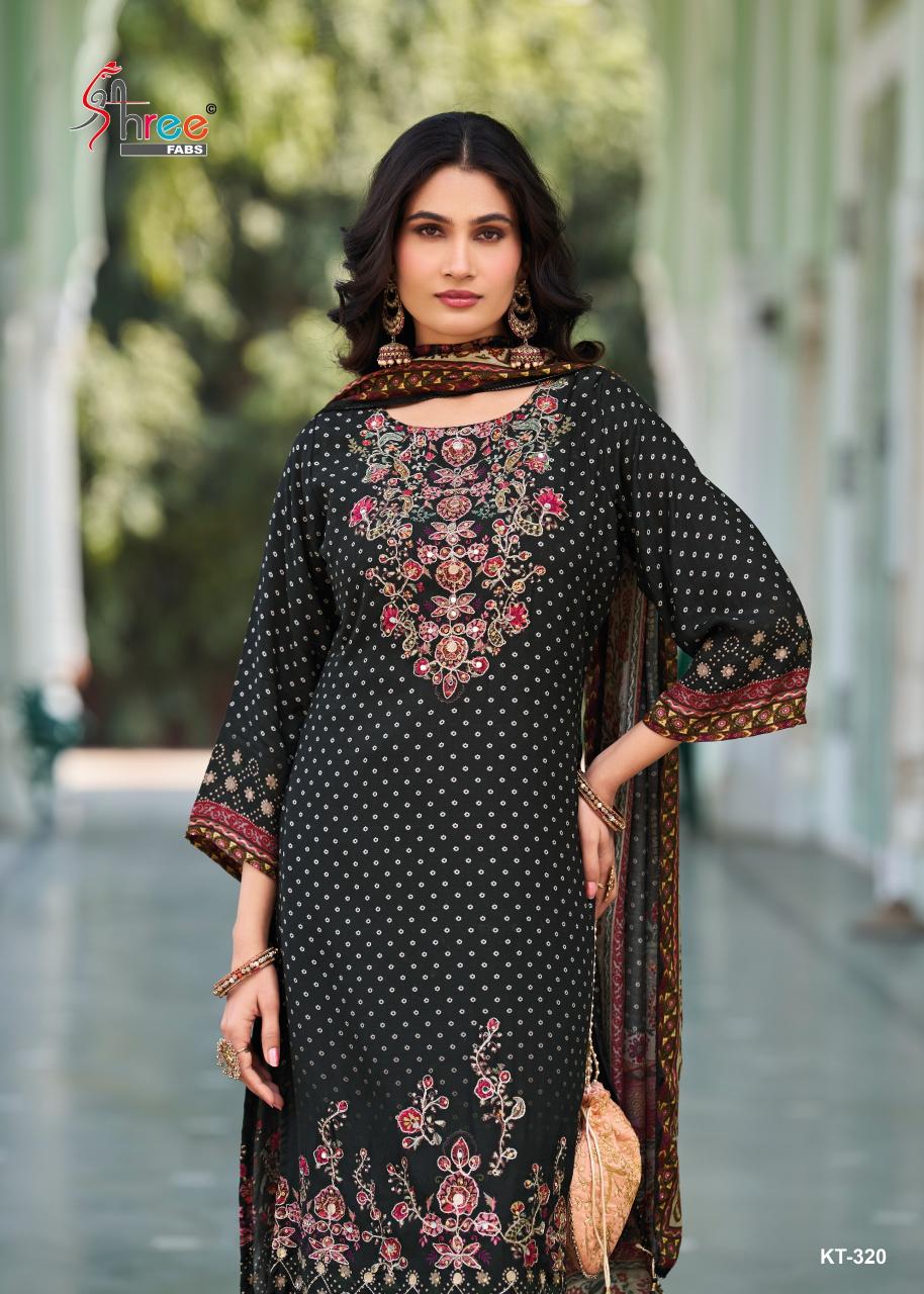 Shree Fabs KT 320 catalog pakistani suits in dubai wholesale