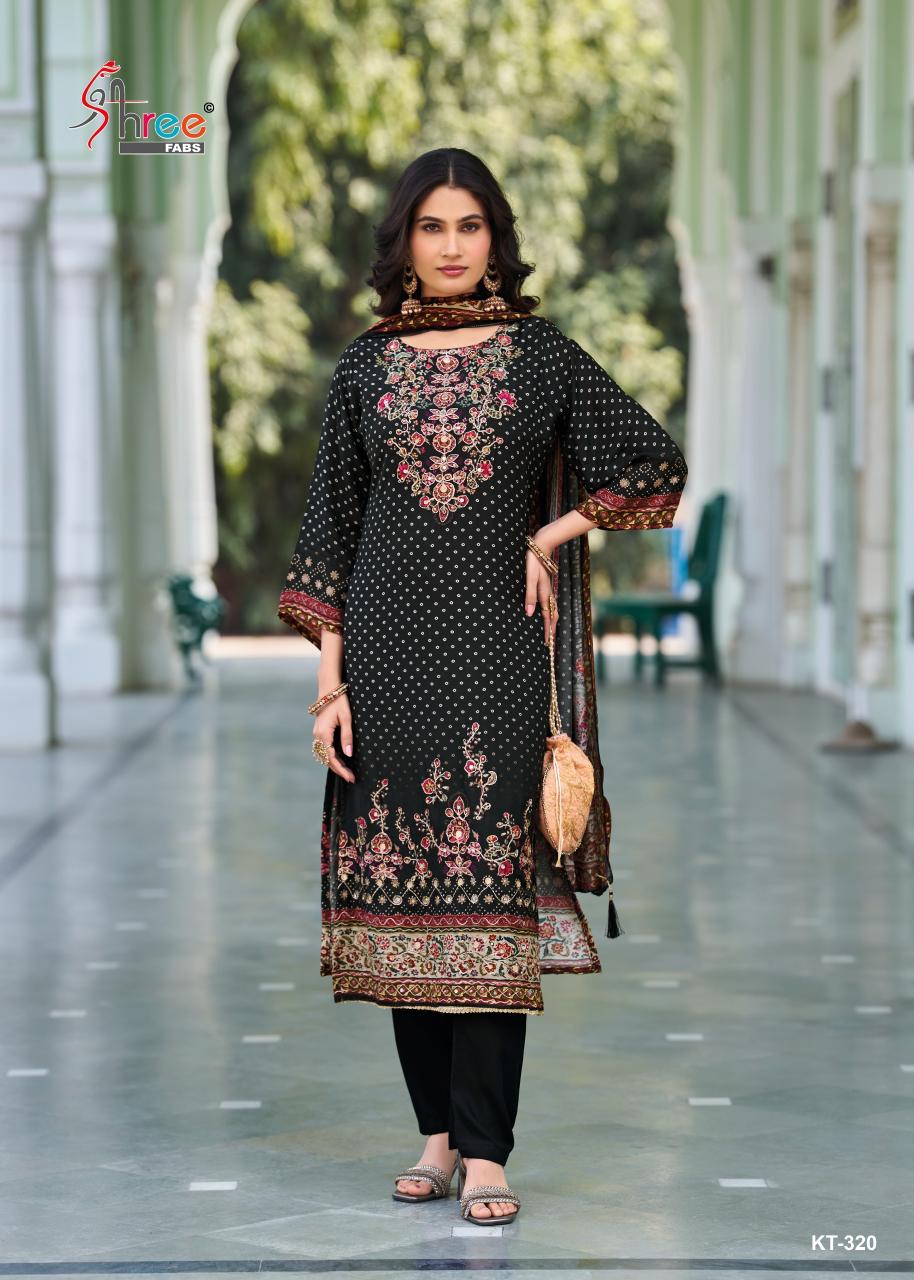 Shree Fabs KT 320 catalog pakistani suits in dubai wholesale