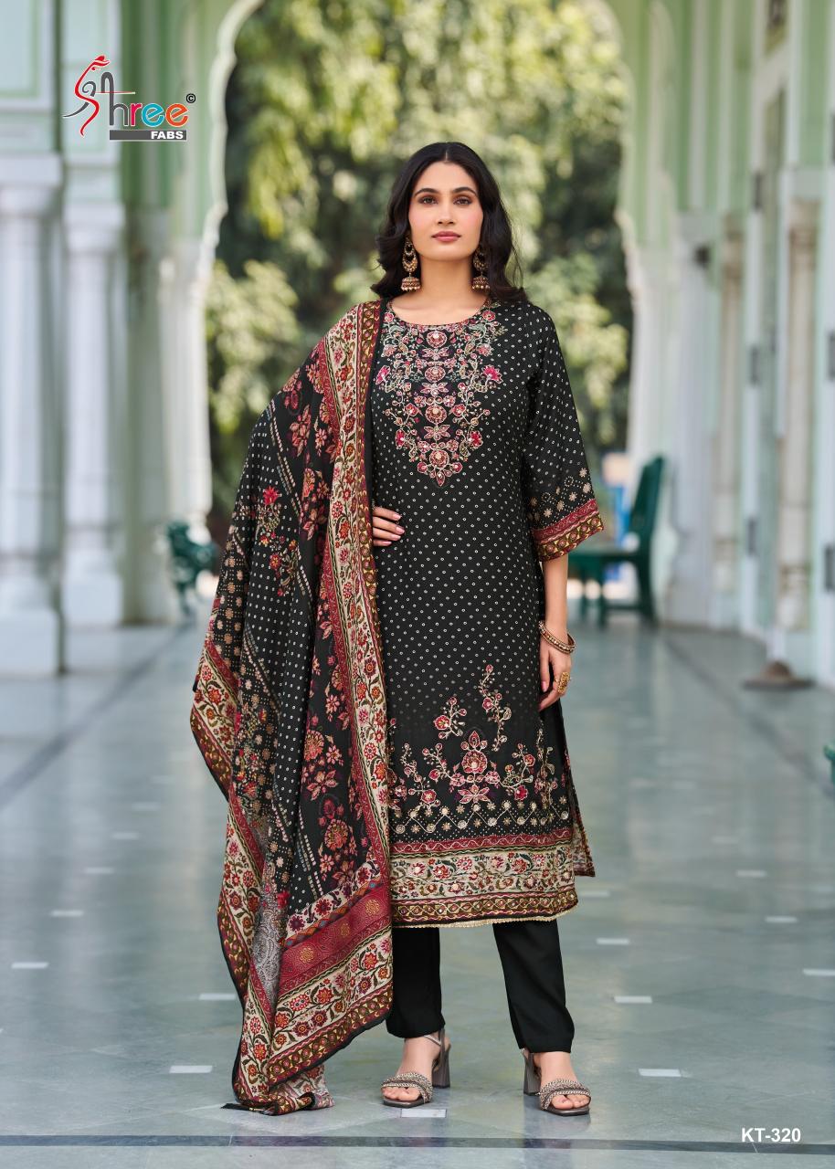 Shree Fabs KT 320 catalog pakistani suits in dubai wholesale