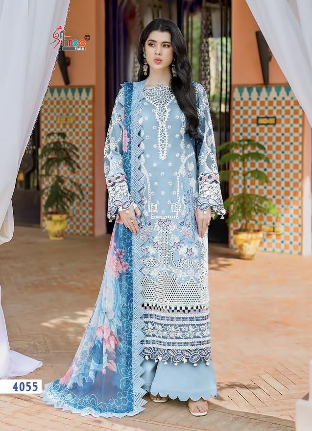 Shree fabs Ombre Lawn Collection 25 Vol 7 catalog Chiffon Dupatta pakistani suits replica in delhi 